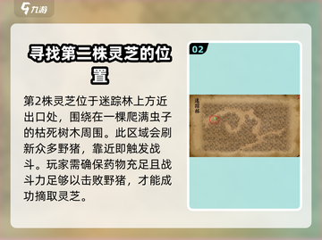 大侠立志传🔥迷踪林灵芝位置全解密！💡截图3