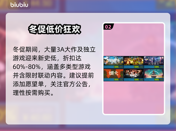 🔥Steam冬促2025时间曝光！🎮截图3