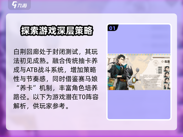 白荆回廊🔥T0阵容搭配攻略，助你轻松制胜！🎮截图2