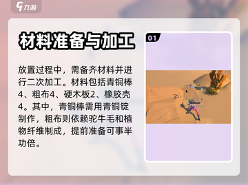 沙石镇时光🔥驮牛站放置攻略及材料大全截图2