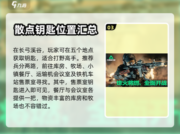 三角洲行动🔥长弓溪谷钥匙玩法大全🎉截图4