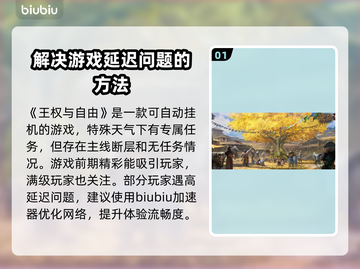 王权与自由延迟高？❌这样解决⚡截图2