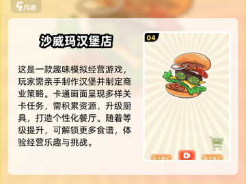 🍔2025必玩汉堡店游戏合集，经典到停不下来！🔥截图5