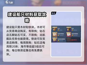 黎明之海造船🔥超全攻略来袭！船怎么造一看就会✨截图3