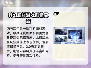 恋与深空2.0更新时间⚡提前知晓游戏进度！截图4
