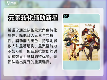 原神💥希诺宁强度逆天？抽到就是赚到！✨截图2