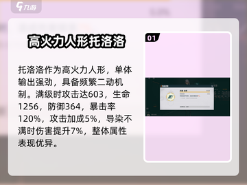 《少女前线2》托洛洛技能曝光！💥必入手？截图2