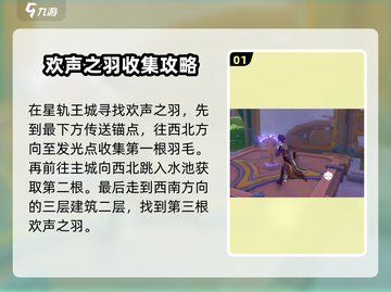 原神🔥星轨王城8个欢声之羽位置全揭秘！💥截图2