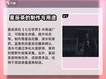 七日世界✨星辰茶获取攻略，轻松拿资源！截图2