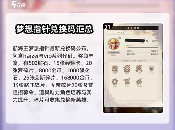 航海王梦想指针💥兑换码入口在这里🎉截图2