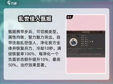 三国群英传鸿鹄霸业：甄姬✨使用技巧大揭秘！截图2