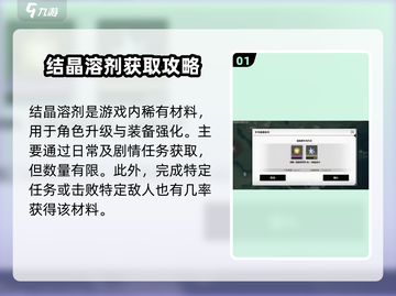 鸣潮⚡结晶溶剂获取攻略✨玩家必看！截图2