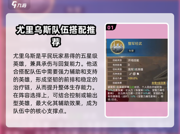 世界启元🔥零氪玩家必看！尤里乌斯肉队最强搭配🔥截图2