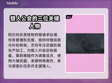 怪物猎人荒野🔥全角色详细介绍来了！截图3