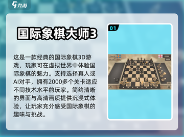 2024必玩🔥国际象棋3D游戏大全🎉截图2