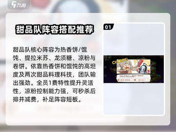 甜品队竟是隐藏王牌！✨《料理次元》甜品队玩法大揭秘🔥截图2