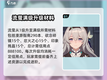 崩坏星穹铁道⚡流萤突破材料大曝光！培养攻略来了！截图2