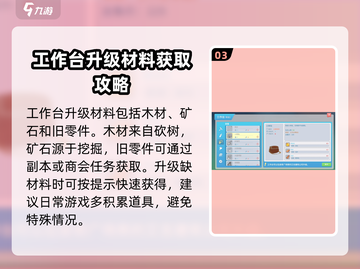 💥《波西亚时光》手游工作台升级秘籍🔥截图4