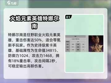 龙息神寂：特娜尔南职业天赋大揭秘🔥🎮截图2