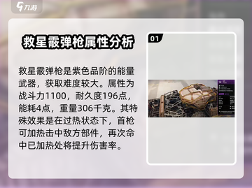 创世战车🔥救星霰弹枪：最强武器测评💥截图2