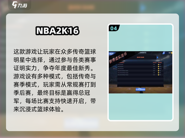 🏀2024最🔥NBA篮球游戏合集，玩到停不下来！截图5