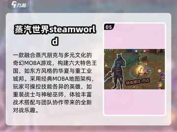 🔥2025小众MOBA游戏大揭秘！这些冷门宝藏你玩过吗？💎截图6