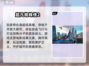 🔥2025超凡蜘蛛侠手游TOP榜🎮经典必玩！截图2