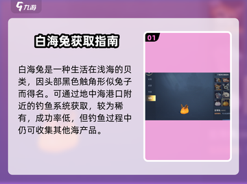 《黎明之海》白海兔获取秘籍🔥截图2