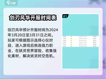 剑刃风华🔥最新开服时间预测，抢先知道！🎉截图2