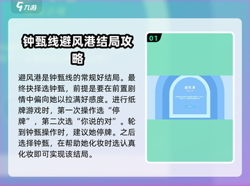 🔥《完蛋我被美女包围了》钟甄结局攻略来啦！🎉截图2