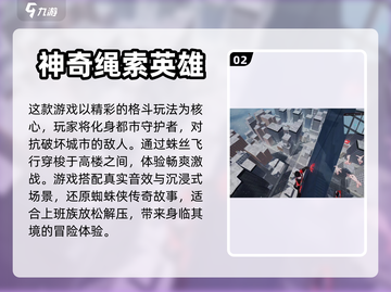 2024必玩🔥蜘蛛侠游戏推荐💥截图3