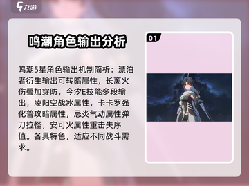鸣潮🔥全人物图鉴，共鸣者资料大起底！🎮截图2