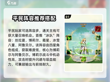 爱琳诗篇🔥平民最强阵容推荐，轻松制胜不氪金！截图2