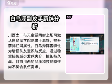 排球少年手游🔥川西太一技能全面解析❗截图4