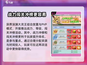 异界深渊大灵王🔥快速冲榜秘籍💡游戏名必备截图2