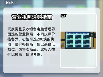 超市模拟器🔥营业执照购买攻略📍截图3