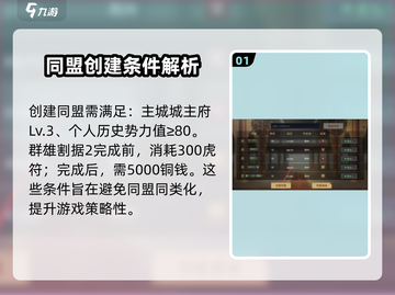 率土之滨🔥超简单创建同盟条件揭秘！游戏技巧大公开截图2