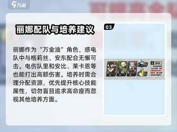 绝区零：丽娜培养全攻略，轻松上分不是梦！💥截图4
