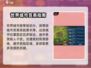 世界启元🔥贸易城市大揭秘！玩家必知💎截图4