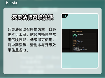最后纪元🔥骷髅法师技能装备全解析！💀截图2