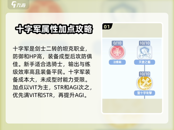 仙境传说手游🔥十字军属性技能加点全攻略✨截图2