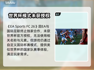 🎮FC26竟无世界杯模式？真相曝光！截图2