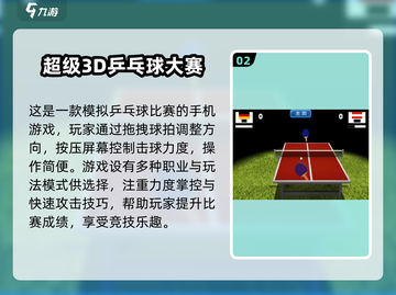 乒乓爱好者必玩！🔥2024超FUN乒乓球游戏合集🏓截图3