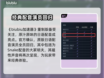 合金装备3重制版日语配音大曝光！🔥声优阵容太豪华了💥截图2