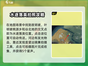 原神✨鸣潮曲水逐落英最佳拍照点大公开！截图2