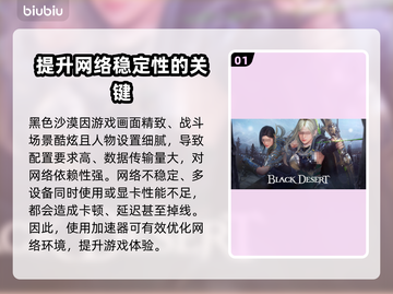 黑色沙漠🔥加速器选择攻略，稳定不卡顿！🎮截图2