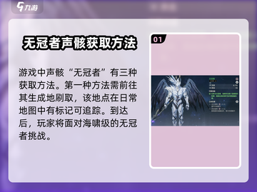 鸣潮⚡无冠者声骸获取全攻略！玩家必看🔥截图2