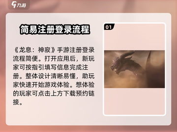 龙息神寂🔥账号注册教程，快速上手秘籍！截图2