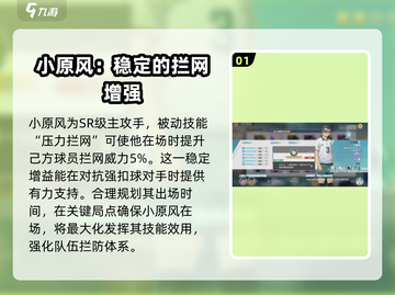 排球少年手游🔥小原丰角色效果全面解析来了！截图2