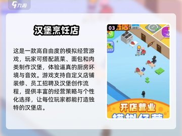 🍔2024超好玩汉堡游戏排行，趣味无限等你来挑战！截图4